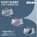 Beaba 芘亞芭 Eazy Sleep 三合一便攜嬰兒遊戲床